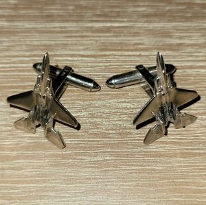 Genuine silver F14 Tomcat cufflinks